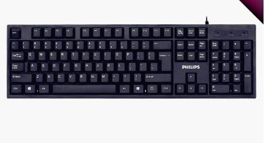 Gaming Keyboard – Wired 104-Key Ergonomic USB Backlit Keyboard