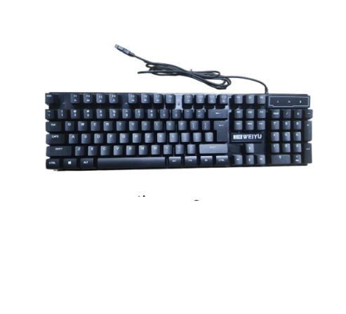 Gaming Keyboard – Wired 104-Key Ergonomic USB Backlit Keyboard